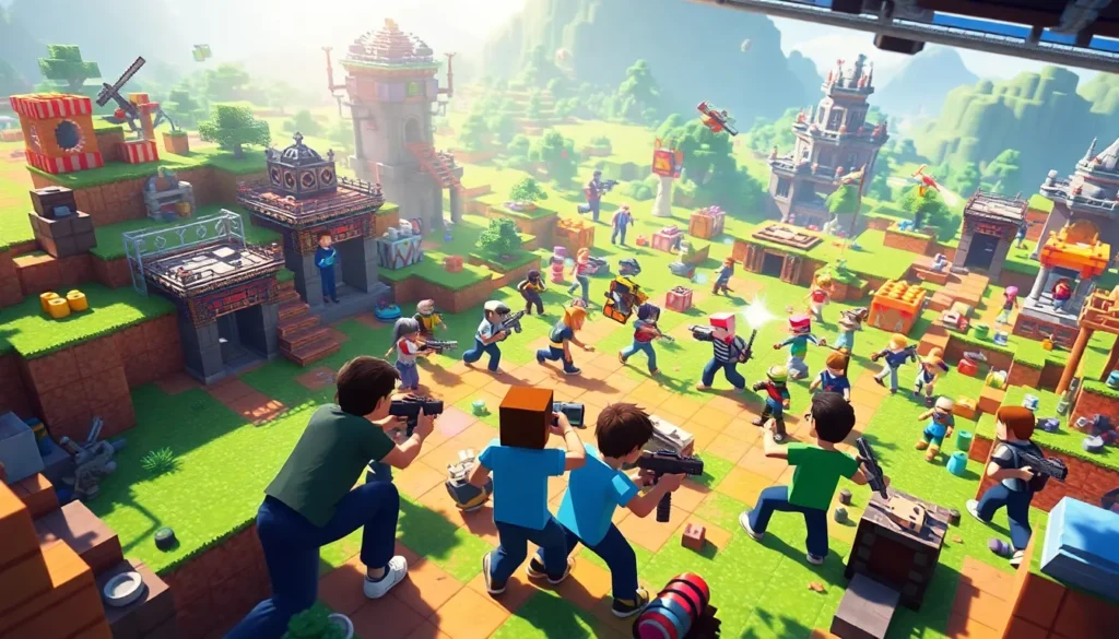 Minecraft PlayBattleSquare