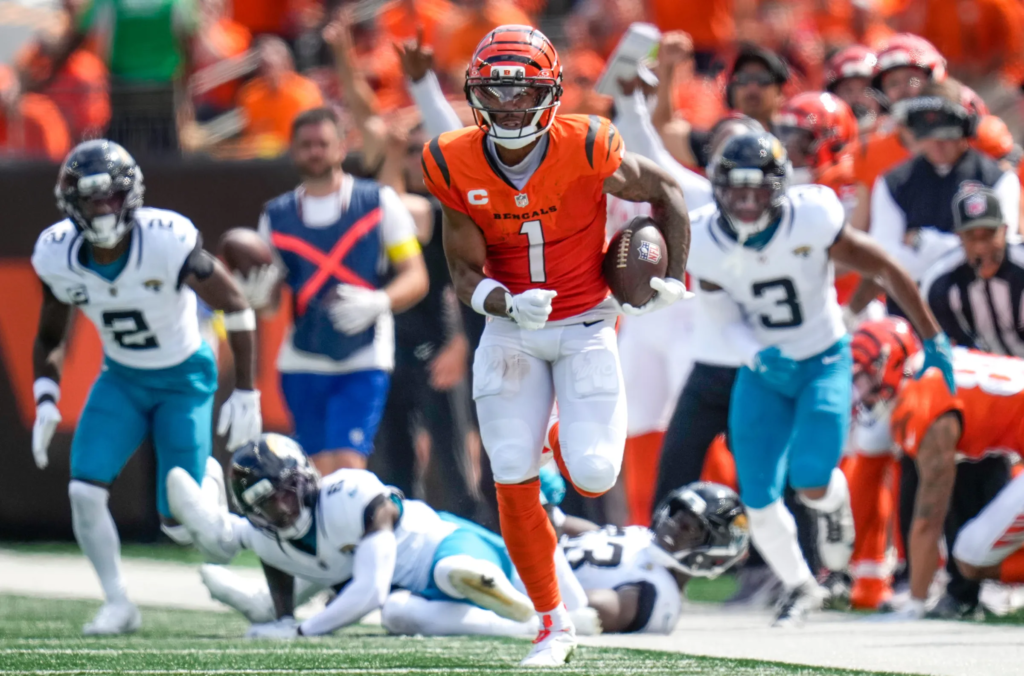 Jacksonville Jaguars vs Bengals Match Player Stats