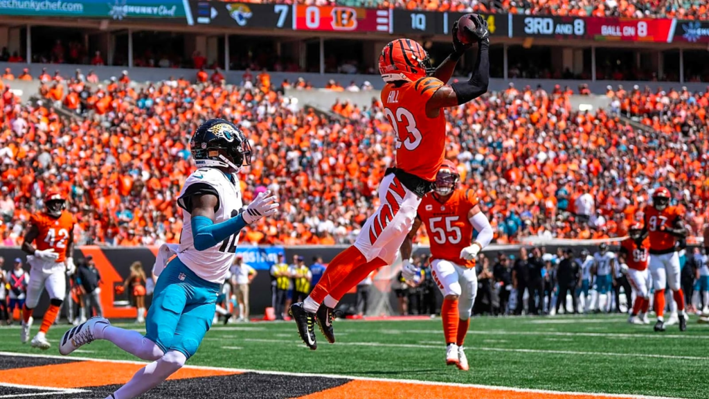 Jacksonville Jaguars vs Bengals Match Player Stats