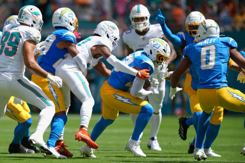 Chargers vs Miami Dolphins Match Player Stats