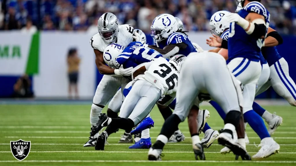 las vegas raiders vs colts match player stats